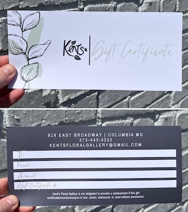 Gift Certificate